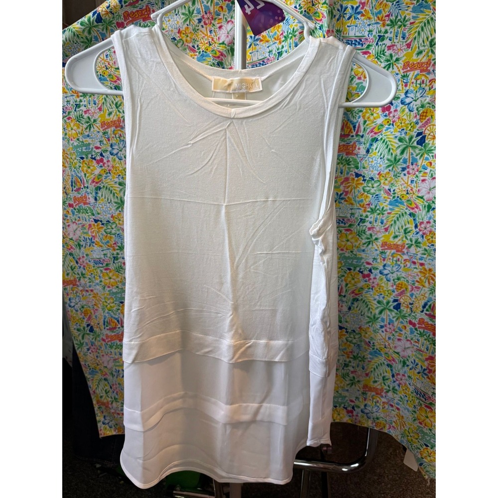 024 Michael Kors white tank top - s